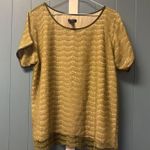 J. Crew Lace Overlay Blouse in Olive Moss Green Oversized Size M Medium Photo 1