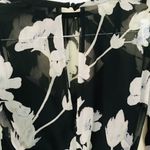 Club Monaco  Linettah Midi Dress Black Gray Floral Tie Women's Size 00 Photo 10