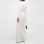 ALC Frank A.L.C. Kieran II Tailored Belted Wide Leg Jumpsuit in White, Size 0 New with Tag Photo 14