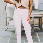 These Three Boutique White Leather Pants Photo 0