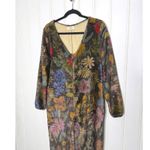Natural Life  Floral Print Fleece One Piece Jumpsuit Cozy Size S Photo 2