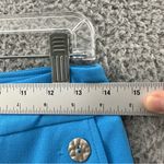 NWT Lisette L Montreal Tricotine Straight Pants Pull On Button Turquoise 2 x 30 Blue Photo 5