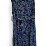 Jonathan Martin NWT Blue Sleeveless Bubble Hem Dress 100% Silk Sz 10 Photo 5