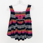Free People  Vintage Stripe Swing Tank Top Southwest
Embroidered Boho Crop Photo 7