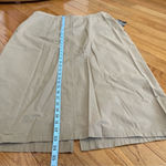 Sag Harbor  Sport safari maxi skirt beige cotton Sz XL Photo 8