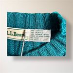 Vintage L.L. Bean Green Mohair Wool Blend Cardigan Ribbed Sweater Boxy Cozy L Size L Photo 5