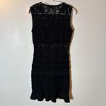 Roberto Cavalli Black Lace Pattern Sleeveless Mini Dress Size 40 (US 4) Photo 7