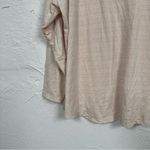 Athleta Light Pink Striped Long Sleeve Blouse Womens 3X Comfort Athletic Top Photo 1