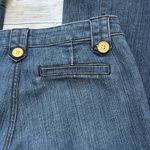 Cache Y2K Jeans Sz 6 Wide Leg Flare Low Rise Med Wash Skater Casual Baggy Photo 5