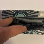 Next  BRAND SATIN CLUTCH WITH MAGNETIC CLOSURE NAVY BLUE GREY WHITE LIGHT BLUE Photo 3