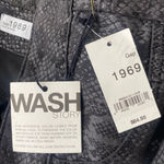 Gap NWT  1969 Snakeskin Black and Grey Pencil Skirt 28/6 Photo 3