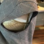 White House | Black Market   Black Plaid Dress Cap Sleeve Emilya Knee Women 2 Photo 8