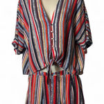 Mustard Seed Colorful Striped‎ Top/Short Set Photo 0