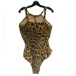 Ralph Lauren  Cheetah Leopard High Neck One Piece Swimsuit -plus sz 20W Rt $180 Photo 4