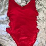 Target Red One Piece Swimsuit Photo 0