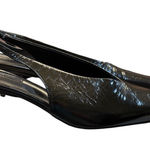 Tony Bianco Zen Kitten Heel Slingback Pump Black Crinkle Size 9 Photo 0
