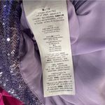 The Attico Fanny Asymmetrical Hem Purple Sequin Dress EU 36 Size undefined Photo 10