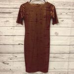 LuLaRoe ‎ rust copper gold dusted Julia dress Photo 3