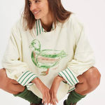 Free People We the Free Graphic Camden Pullover in Mallard Combo. Size S. NEW WITH TAG Photo 0