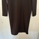 Hatch Women's Black V Neck‎ Long Sleeve Bodycon Midi Dress Medium Classic Party Size undefined Photo 7