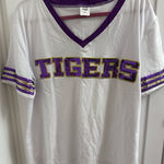 LSU tigers sequined t shirt Purple Size XXL Photo 0