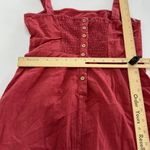 Kendall + Kylie  Dress Womens X Small Red Button Back Square Neck Mini‎ Photo 6