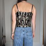 Le Superbe Sparkly Sequin Multi Tank Top Size Medium Black Photo 3