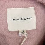 Thread and Supply New Sherpa Sweatshirt Crewneck Pullover Sweater Blush Photo 10
