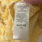 Anthropologie  Yvonne Butter Yellow Textured Button Down Puff Sleeve Top Small Photo 5