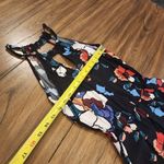 ASTR  the Label Black Floral Jumpsuit Sleeveless Halter Wide Leg Jumper pants xs Photo 8