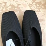 GU (Uniqlo) Washable Knitted Square Toe Shoes in Black Size 8.5 Photo 3