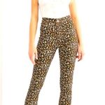 Free People  Leopard Print Skinny Jeans We The Free Size 28 Photo 1