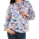 Tanya Taylor  Floral Blouse Otis Top Size Small Photo 0