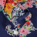 Ralph Lauren Lauren Floral Paisley Print Poplin Dress Tie Long Sleeve Size S Photo 15