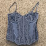 Urban Outfitters Out From Under: Modern Love Lace Corset In Slate Photo 1