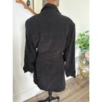 Fleet‎ Street Black Belted Trench Coat, Classic Career Wear, Women's Medium Photo 2