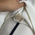 Torn By Ronny Kobo  white pointelle perforated‎ faige sweater size small Photo 5