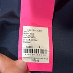 Lilly Pulitzer NWT  SHELLBEE True Navy Blue Pink Ric Rac Scuba Lined Sz S Photo 6