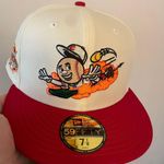 New Era Cap Myfitteds Cincinnati reds 2015 all star game patch fire Mario inspo size 7 1/8 brand new in store exclusive Photo 0