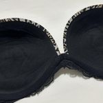 Victoria's Secret Victoria’s Secret Strapless Push Up Padded Bra 36D Lace & Animal Print Jaguar Photo 9
