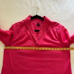 Talbots  Pink Shawl Collar Pullover Top With Gold Button Accent - Size 12p Photo 7