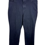 L.L. Bean Classic Fit Black Cotton Blend High Rise Straight Jeans Plus Size 20 Photo 0