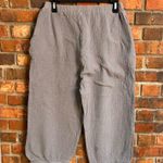 Womens flowy gauzy lagenlook minamalist artsy pants and v neck top set gray M Size M Photo 2