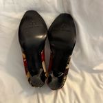 NWOT Jessica Bennett Jkiora Pleated Silk and Crinkle Patent Stiletto Peep Photo 8