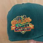 New Era Cap Hat club Oakland Athletics green icey battle of the bay size 7 1/4 brand new  Photo 3