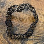 Stretch Tattoo Necklace Black Photo 2
