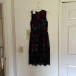 Anthropologie  Wolven Garden Terrace Lace Jewel Tone Fit & Flare Dress Photo 2