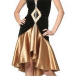 Roaring 20's Flapper Dress Costume With Bonus Wig Black Size M Photo 0