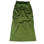 House Of Harlow Green Maxi Skirt With Slit XXS Photo 3