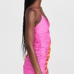 Ahluwalia Jade Two Toned Ruched Dress Photo 2